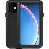 Чехол Love Mei до iPhone 11, armored with glass, чёрный