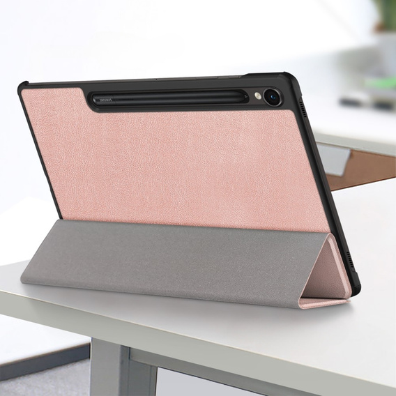 Чохол для Samsung Galaxy Tab S9, Smartcase з місцем для стилуса, рожевий rose gold