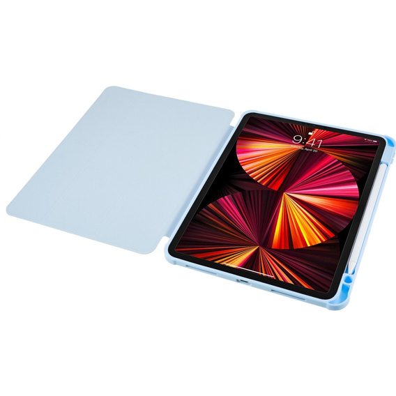 Чохол для iPad Pro 11 2022 / 2021 / 2020 / 2018, Smartcase Hybrid, з місцем для стилуса, м'яти