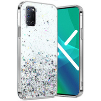 Чехол до Oppo A52 / A92 / A72, Glittery, прозрачный