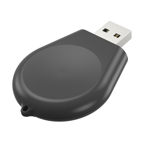 Індуктивний підвісний зарядний пристрій для Samsung Galaxy Watch Active 1/2 Galaxy Watch 6 / 5 / 4 / 3, чорний