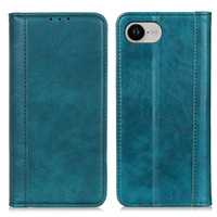 Чехол до Iphone 16E, Wallet Litchi Leather, синий