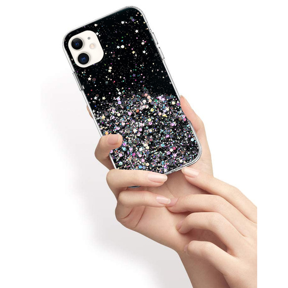 Чoхол до iPhone 11, Glittery, чорний