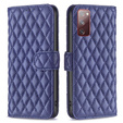 Откидной чехол для Samsung Galaxy S20 FE, Wallet, BINFEN COLOR, синий