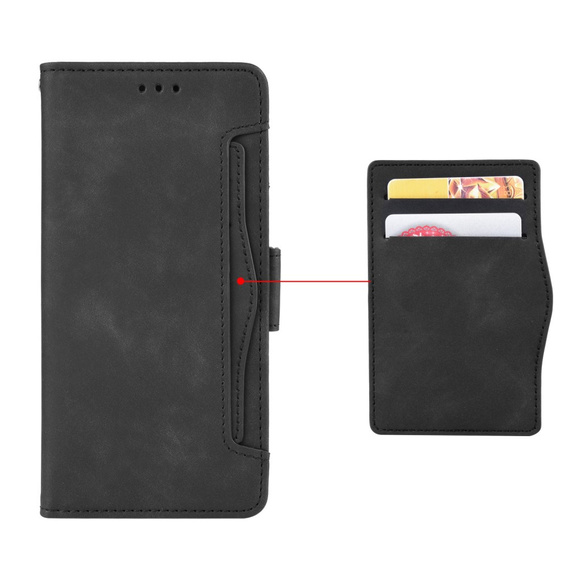 Футляр з клапаном для OnePlus Nord 2 5G, Card Slot, чорний