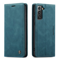 Чохол-сумка для Samsung Galaxy S21 FE, Leather Wallet Case, зелений