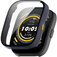 Чохол 2в1 + загартоване скло для Amazfit Bip 5, темно-синій