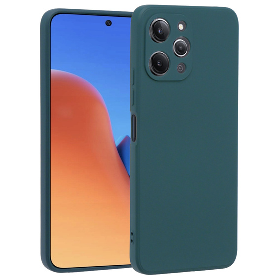 Чехол до Xiaomi Redmi 12, Silicone Lite, зелёный