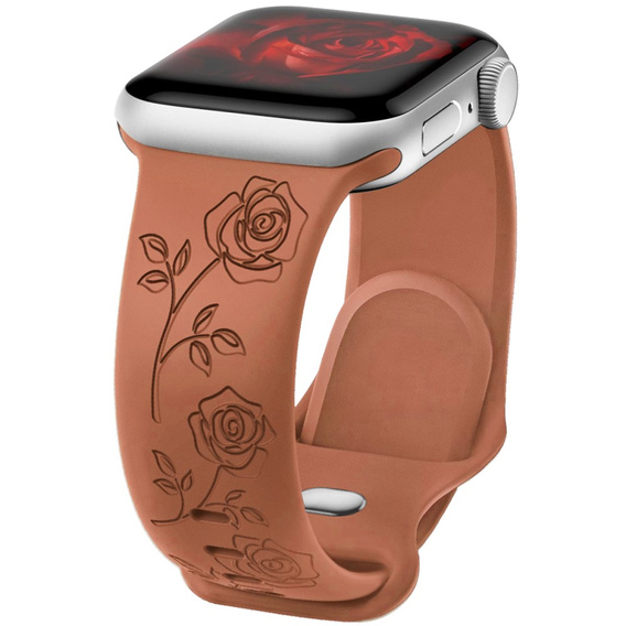 Силиконовый ремешок для Apple Watch 1/2/3/4/5/6/7/8/9/SE 38/40/41/мм