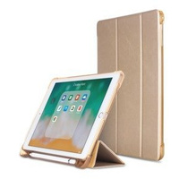 Чехол для iPad 9.7 2018 / 2017/ Air / Air 2, Smartcase с местом для стилуса, золотой