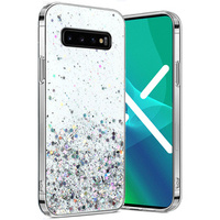 Чoхол до Samsung Galaxy S10 Plus, Glittery, прозорий