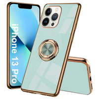 Чехол до iPhone 13 Pro, Electro Ring, зелёный