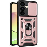 Чехол NOX Camera Slide Samsung Galaxy S24, CamShield Slide, розовый rose gold