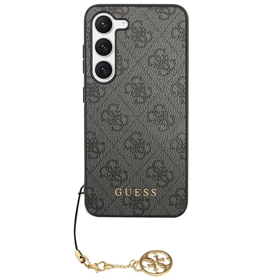 Чехол GUESS до Samsung Galaxy S24, 4G Charms Collection Hardcase, серый