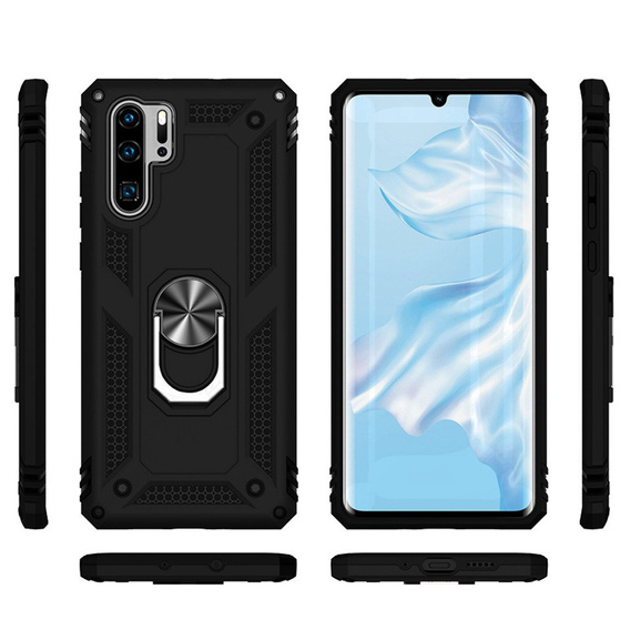 Броньований Чoхол до Huawei P30 Pro, Nox Case Ring, чорний