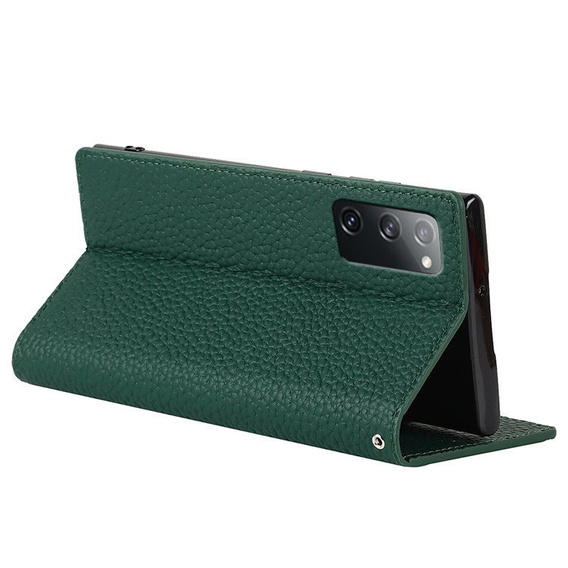 Кожаный чехол для Samsung Galaxy S20 FE, ERBORD Grain Leather, зелёный