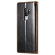 Флип-кейс CASEME для Samsung Galaxy S9+ Plus, Waxy Textured, кофе