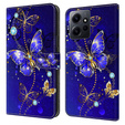 Чохол-книжка для Xiaomi Redmi Note 12 4G, Wallet Butterfly, м'яти