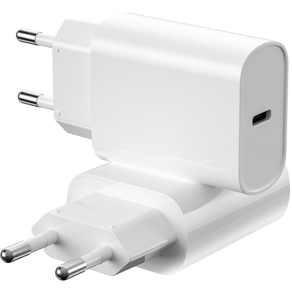 Сетевое зарядное устройство WIWU Wi-001 20 Вт, USB-C, белый