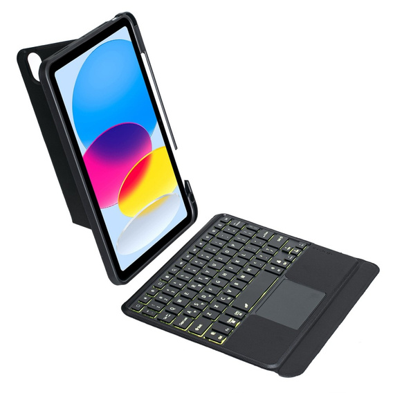 Чехол + клавиатура iPad 10.9 2022 10 GEN, keyboard Pen Slot, чёрный