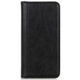 Чoхол до Samsung Galaxy S24, Wallet Litchi Leather, чорний