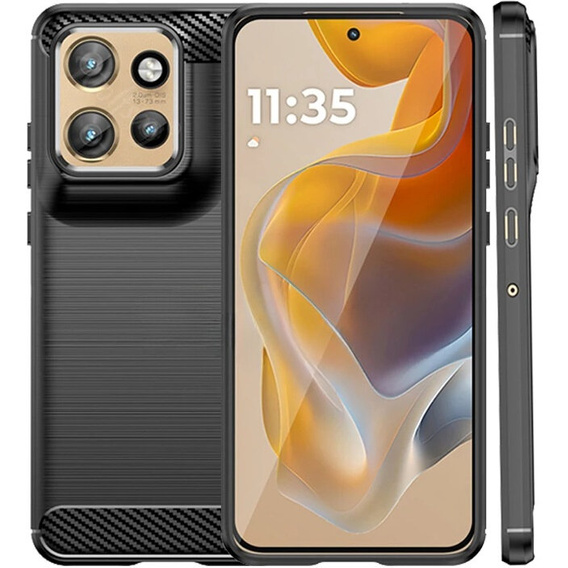 Чехол до Motorola Edge 50 Neo / Motorola ThinkPhone 25, Carbon, чёрный