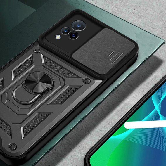 Чохол NOX Camera Slide Vivo V21 5G, CamShield Slide, чорний