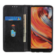 Чехол до Samsung Galaxy A35 5G, Wallet Litchi Leather, чёрный