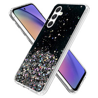 Чехол до Samsung Galaxy A54 5G, Glittery, чёрный