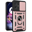 Чехол NOX Camera Slide Motorola Moto G54 5G, CamShield Slide, розовый rose gold