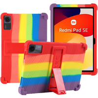 Силиконовый чехол для Xiaomi Redmi Pad SE 11", Impact, бронированный, разноцветный