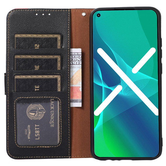 Откидной чехол для Sony Xperia 1 IV, Case KHAZNEH RFID, чёрный