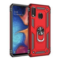 Бронированный Чехол до Samsung Galaxy A20E, Nox Case Ring, красный