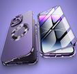 Чехол для iPhone 12 Pro, Dual Glass, для Magsafe, фиолетовый