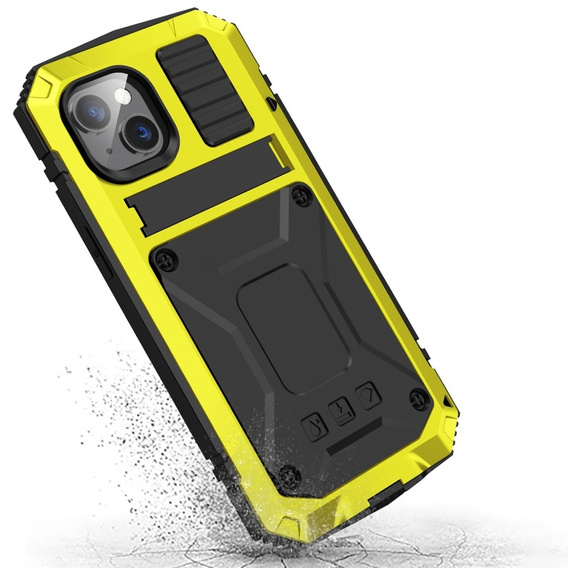 Чехол для iPhone 14, R-JUST, бронированный, жёлтый
