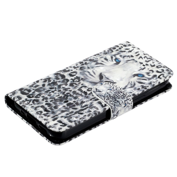 Откидной чехол для Samsung Galaxy A35 5G, Wallet, Leopard