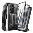 Чехол для Samsung Galaxy S24 Ultra, Tongate MECH Series Clip, чёрный