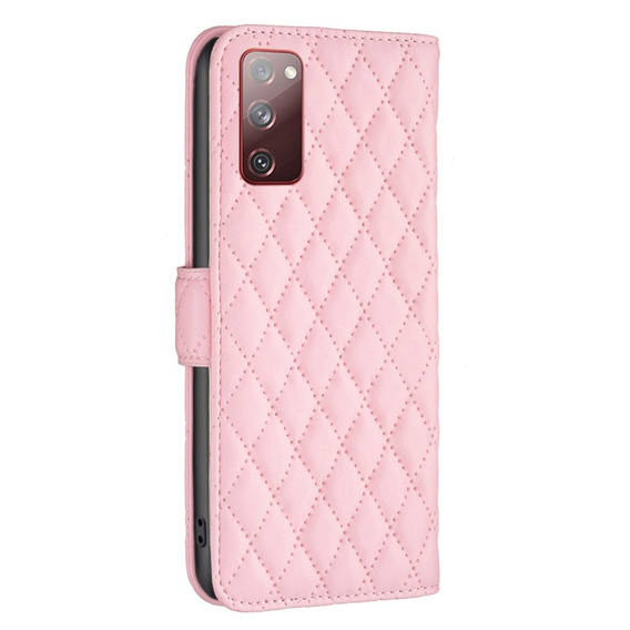 Откидной чехол для Samsung Galaxy S20 FE, Wallet, BINFEN COLOR, розовый