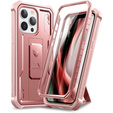 Бронированный чехол для iPhone 13 Pro, Dexnor Full Body, розовый rose gold