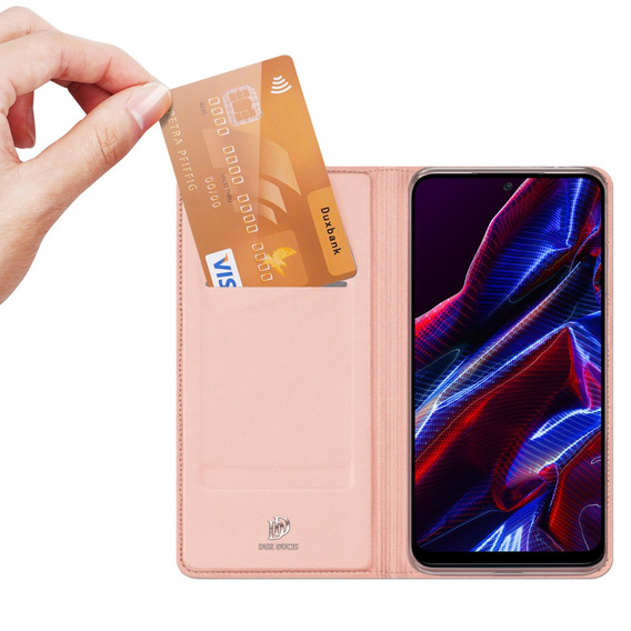 Чoхол Dux Ducis до Xiaomi Redmi Note 12 5G / POCO X5 5G, Skinpro, рожевий rose gold