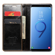 Флип-кейс CASEME для Samsung Galaxy S9+ Plus, Waxy Textured, кофе