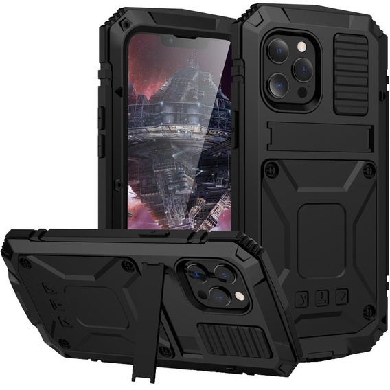 Броньований чохол для iPhone 12 Pro Max, R-JUST, чорний