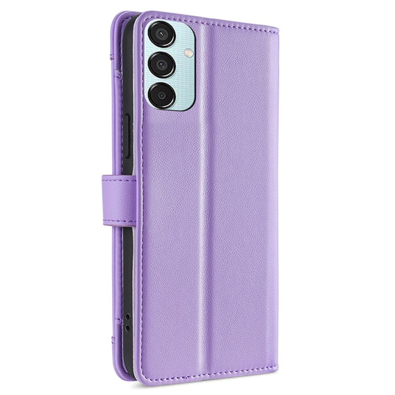 Откидной чехол для Samsung Galaxy M15 5G, Wallet Zipper Pocket, фиолетовый