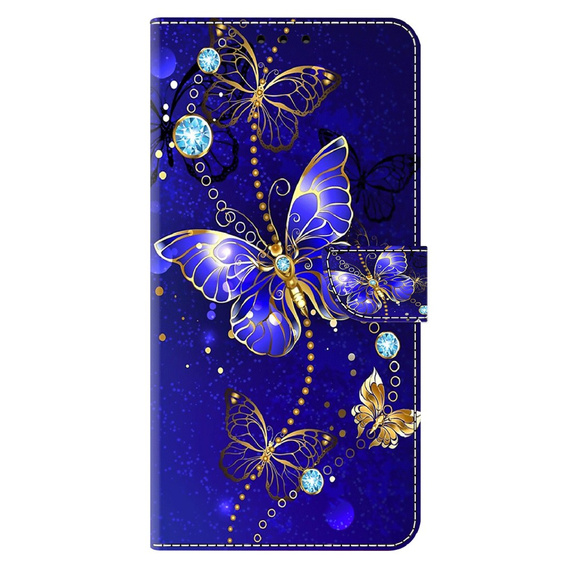 Чохол-книжка для Xiaomi Redmi Note 12 4G, Wallet Butterfly, м'яти