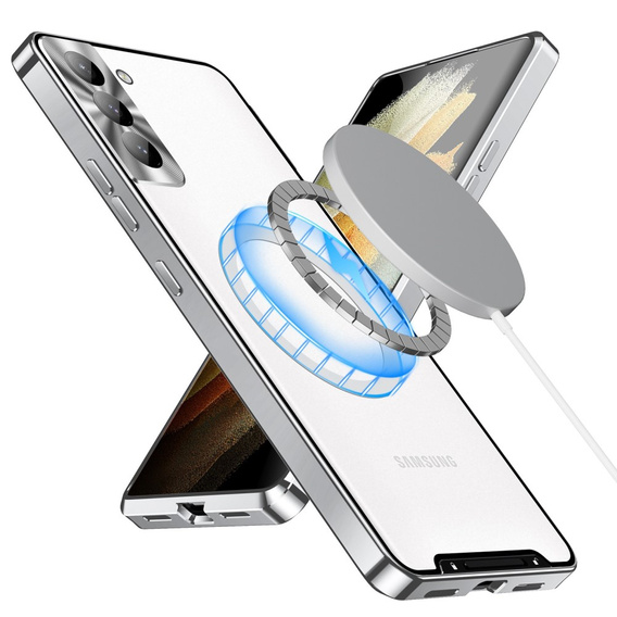 Защитный чехол для камеры Samsung Galaxy S21 FE 5G, CamShield MagSafe, прозрачный / серебряный