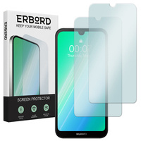 2x Загартоване скло для Huawei Y5 2019, ERBORD 9H Hard Glass на екрані