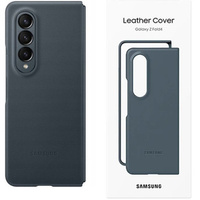 Оригінальний кейс для  Samsung  Galaxy Z Fold 4, Leather Flip Cover, grey green