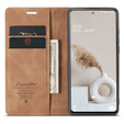 Чехол CASEME для Samsung Galaxy S20 FE, Leather Wallet Case, коричневый