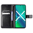 Откидной чехол для Sony Xperia 1 IV, Crazy Horse Wallet, чёрный