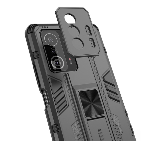 Чехол до Xiaomi 11T / 11T Pro, Military kickstand, чёрный